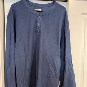 Tecovas Men's Slate Long Sleeve Henley